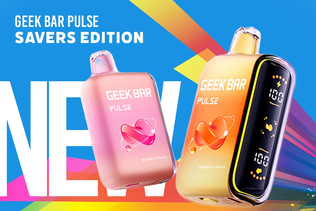 Geek Bar Pulse Savers Edition - 5 New Candy Flavored Disposable Vape | Fist Distro Wholesale