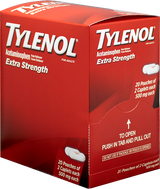 Tylenol Extra Strength 2ct Pouch - Display Of 20 (MSRP $0.99 Each)