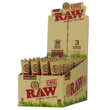 RAW Organic Hemp Cones King Size - Display of 32
