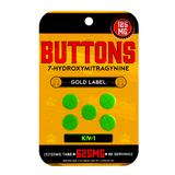 Buttons 7-Hydroxy Gold Label Tablets 125mg - Pack of 5 / Display of 10
