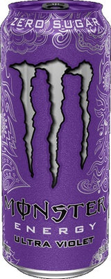 Monster Energy Drink Zero Ultra Violet 16oz - Pack of 24