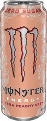 Monster Energy Drink Zero Ultra Peachy Keen 16oz - Pack of 24