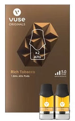 Vuse Alto Prefilled Replacement Pods (2pk) - Display of 5 (MSRP $29.99 Each)