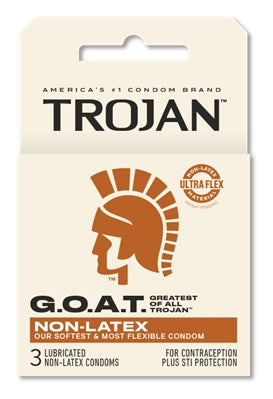 Trojan G.O.A.T Non-Latex 3 Pack - 6 Count Bundle