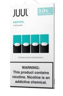 JUUL Prefilled Replacement Pods 4pk - Display of 8 (MSRP $16.99 Each)