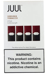 JUUL Prefilled Replacement Pods 4pk - Display of 8 (MSRP $16.99 Each)