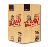 RAW Classic Cones 70/30mm 500ct Bulk Box