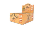 Zig Zag Unbleached Prerolled Filter Tips Wide - Display of 20