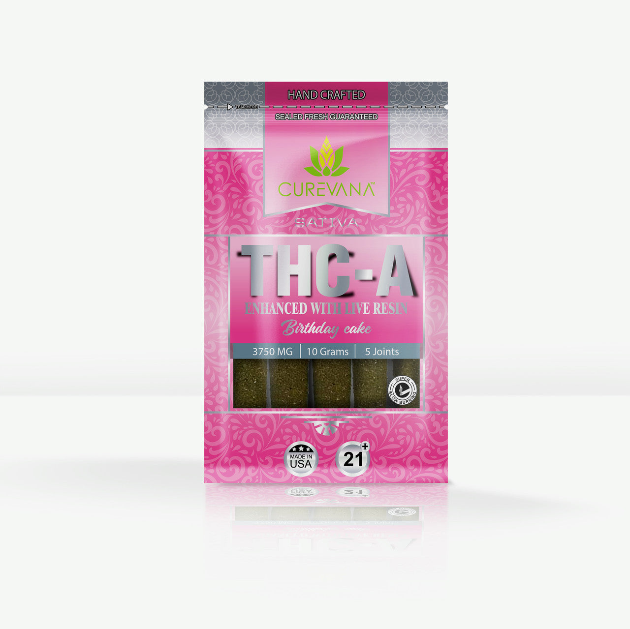 Curevana THC-A Preroll 5pk 6ct Display (MSRP $26.99ea)