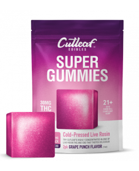 Cutleaf Super Gummies 30mg - Display of 10 (MSRP $9.99 Each)