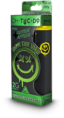 Happy Time High THC-O + D9 2g Disposable Vape - Display of 5 (MSRP $49.99 Each)