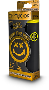 Happy Time High THC-O + D9 2g Disposable Vape - Display of 5 (MSRP $49.99 Each)