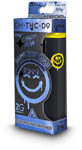 Happy Time High THC-O + D9 2g Disposable Vape - Display of 5 (MSRP $49.99 Each)