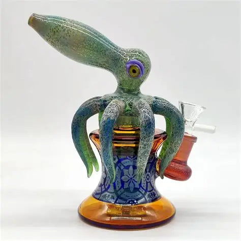 Glass Bong Squid Tentacle Design MK-XYJ07 4ct Jar (MSRP $49.99 Each)