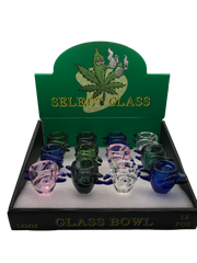 14mm Select Glass Bowl Dragon Eye 12 Count Display ($6.99 MSRP)