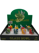 14mm Select Glass Bowl Toad 12 Count Display ($9.99 MSRP)