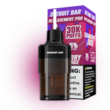 Detroit Bar Pro 30K Puffs 12mL Disposable Pod - Display of 3 (MSRP $14.99 Each)