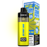 Detroit Bar Pro 30K Puffs 12mL Disposable Kit - Display of 3 (MSRP $19.99 Each)
