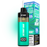 Detroit Bar Pro 30K Puffs 12mL Disposable Kit - Display of 3 (MSRP $19.99 Each)