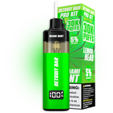 Detroit Bar Pro 30K Puffs 12mL Disposable Kit - Display of 3 (MSRP $19.99 Each)