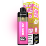 Detroit Bar Pro 30K Puffs 12mL Disposable Kit - Display of 3 (MSRP $19.99 Each)