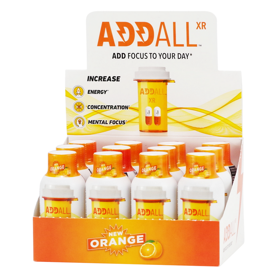 Addall New Orange XR Shots 12ct Display