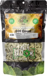 Earth Kratom Organic Capsules - 500 Count