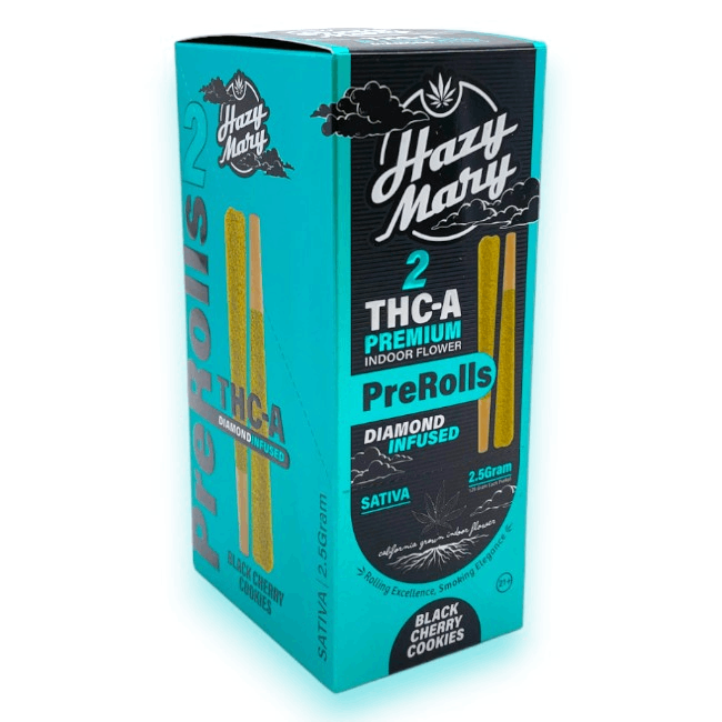 Hazy Mary 2 1.25g THC-A Prerolls 10ct Display (MSRP $19.99ea)