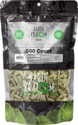 Earth Kratom Organic Capsules - 500 Count