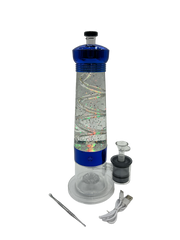 Electric Lava Lamp 13in Glass Bong (MSRP $69.99)