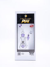 Tsunami 10in Glass Water Pipe Double Shower Head (MSRP $109.99)