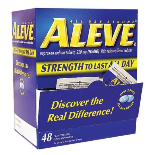 Aleve Single Pill Pouch 48ct Display