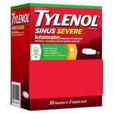 Tylenol Sinus Severe 2pk 50ct Display