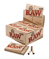 RAW Pre-Rolled Tips (21 Tips Per Pack) - Display of 20