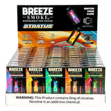 Breeze Stratus 15K Puffs 20mL 0% Disposable Vape - Variety Box Display of 50 Units (MSRP $29.95 Each)