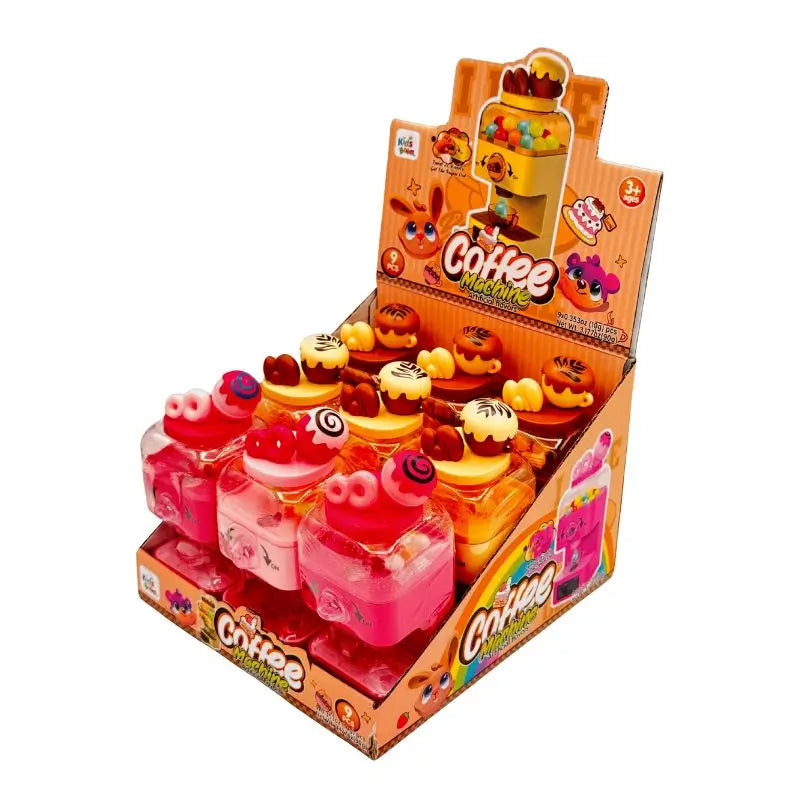 Kids Boom Coffee Machine Candy - Display of 9 (MSRP $6.99 Each)