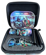LED Ashtray Joker Design Smoking Kit - 7 Piece
