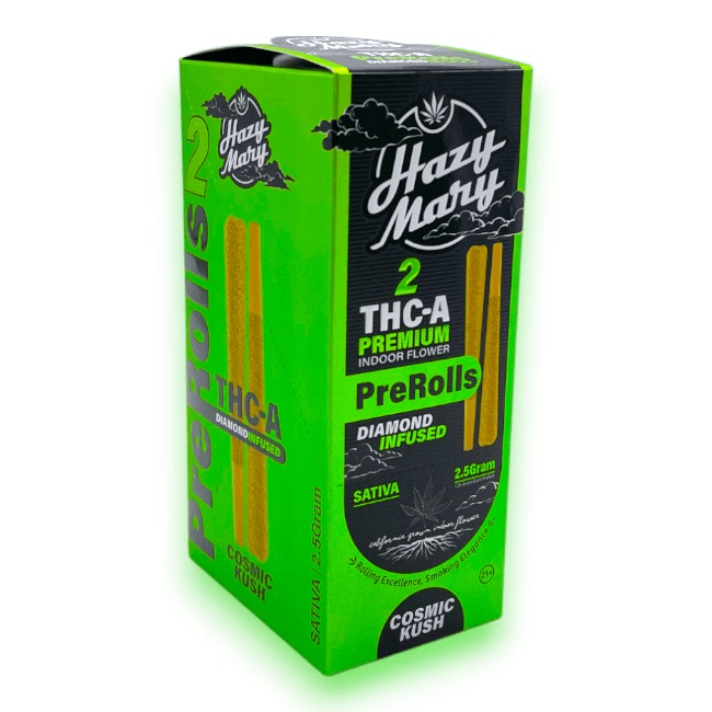 Hazy Mary 2 1.25g THC-A Prerolls 10ct Display (MSRP $19.99ea)