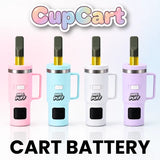 Smyle Mrs. Puff Cup Cart 510 Battery Vaporizer - Display of 10