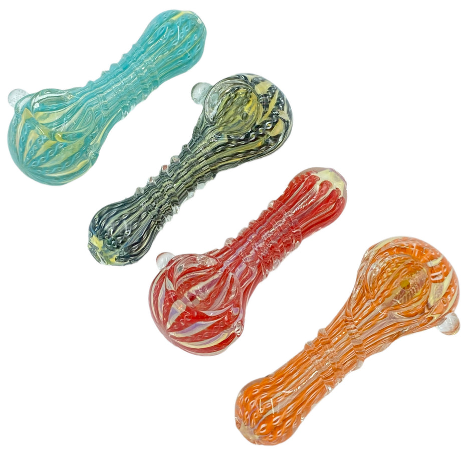 3.5" IDGAF Mix Fancy Hand Pipes - Jar of 40 (MSRP $9.99 Each)