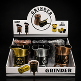 Crushers Pirate Design 54mm Grinder - Display of 6