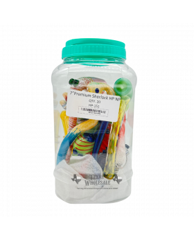 7" Premium Sherlock Hand Pipe - Jar of 20 (MSRP $24.99 Each)