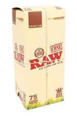 Raw Organic Hemp Cones King Size - 75ct
