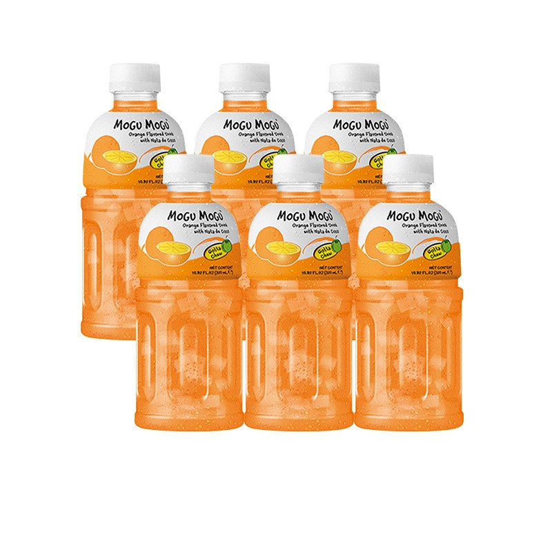 Mogu Mogu Juice 320ml - Exotic Drink - Case of 24 (Korean)