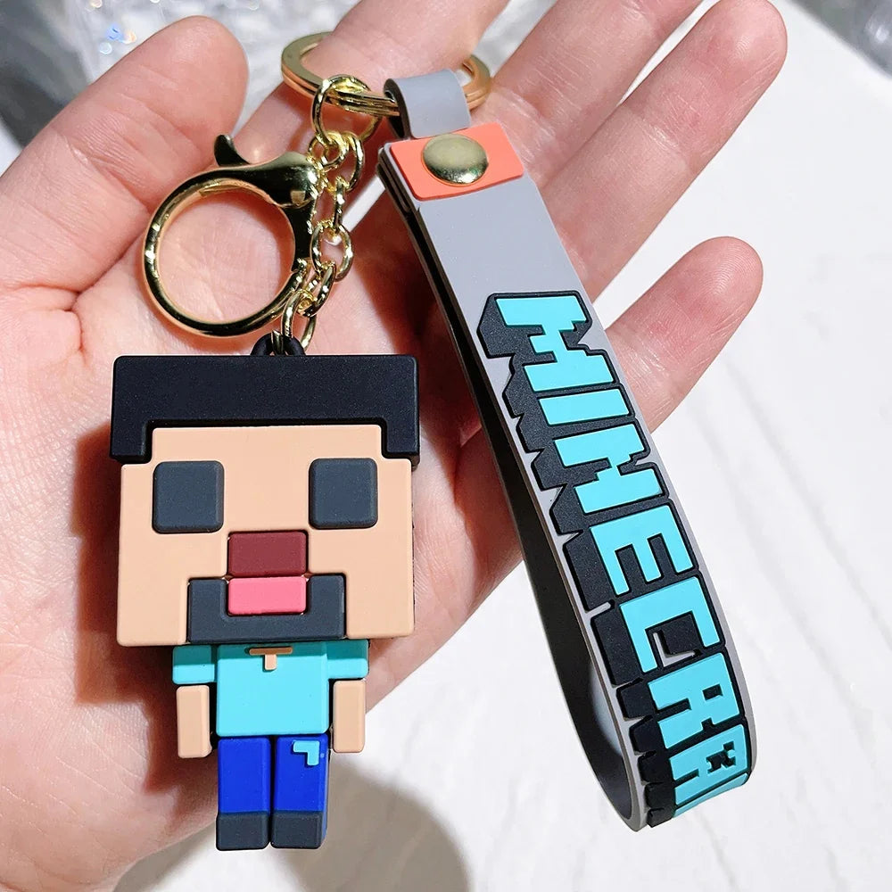 Minecraft Characters KeyChains - Bag of 12 – Fist Distro