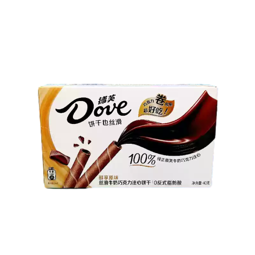 Dove Crispy Rolls 40g - Exotic Snacks - Box of 10 (China)
