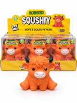 Try Me Scented Bull Squishy Toy - Display of 6