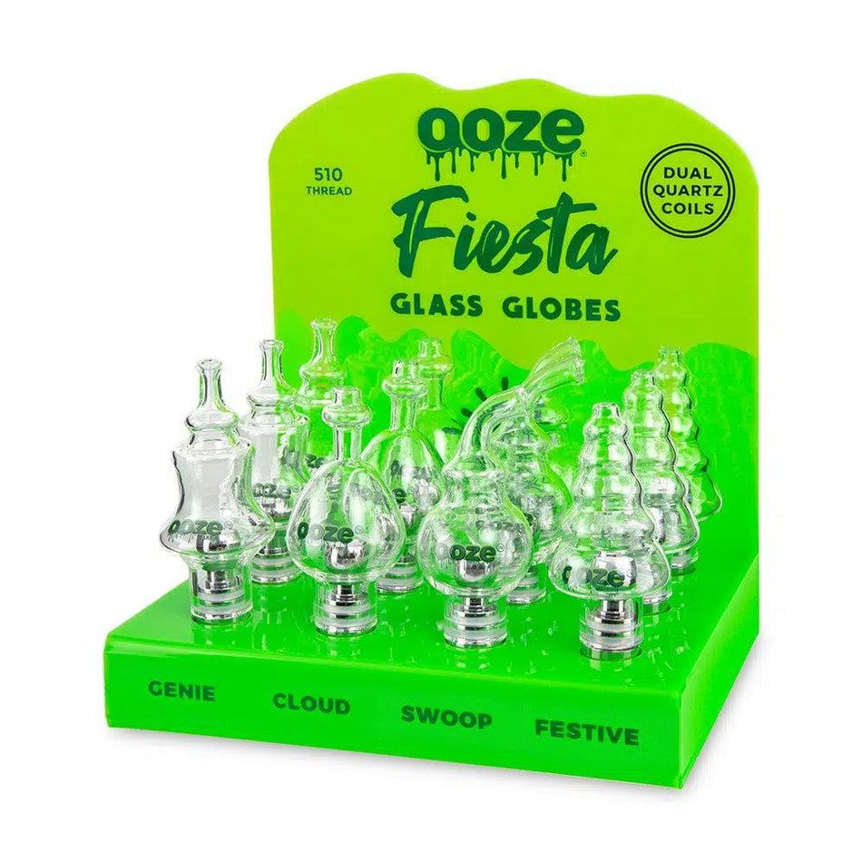 Ooze Fiesta Glass Globe - Display of 12 (MSRP $9.99 Each)