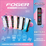 Foger Switch Pro 1200mAh Battery Device - Display of 5