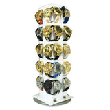 4 Side Turntable LED Pre-Filled Watch Display - Display of 40